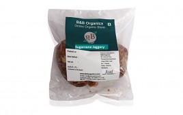 B&B Organics Sugarcane jaggery   Pack  1 kilogram